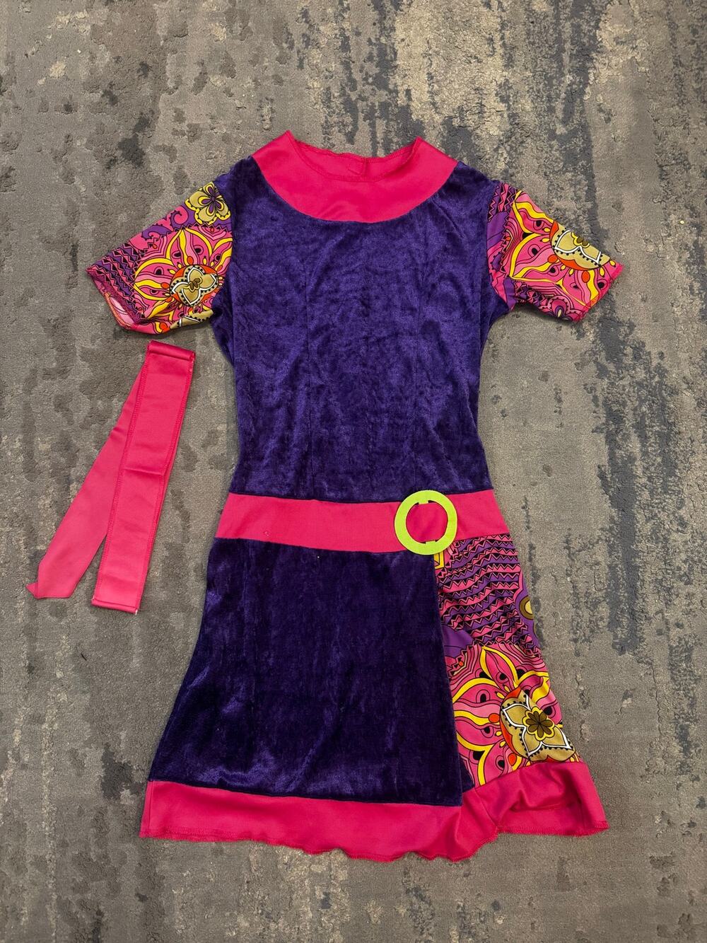 Hippie 70s Girls Costume with headband